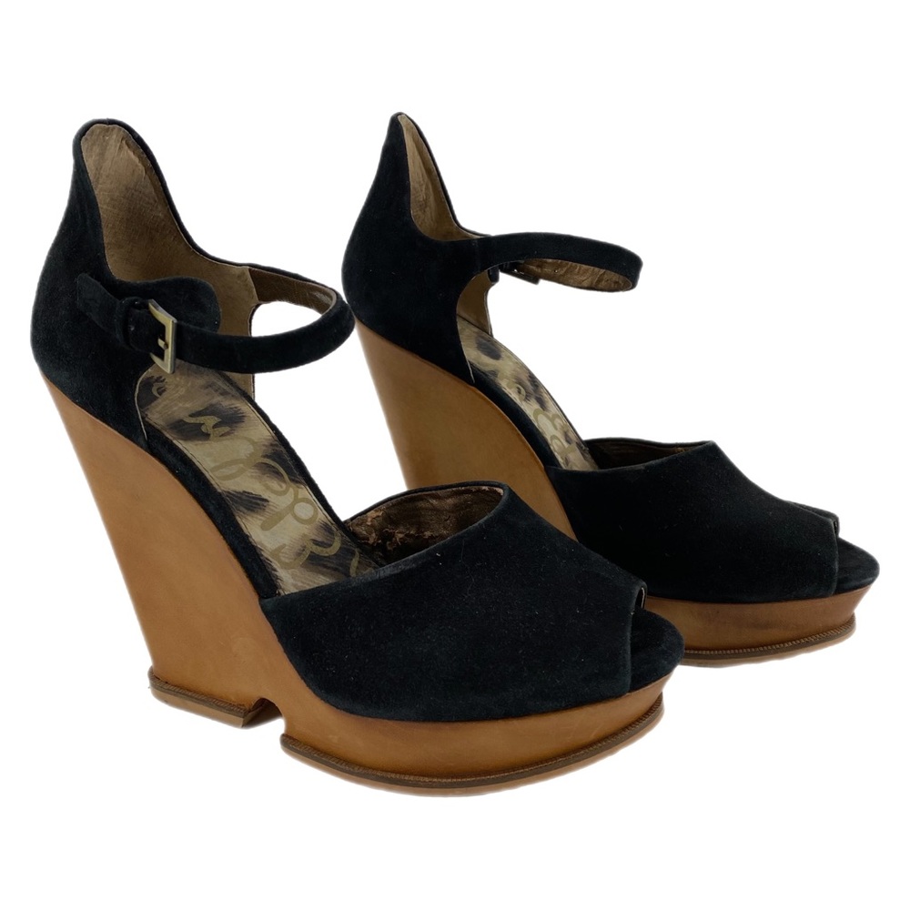 Sam Edelman Black Suede Javi Wedge